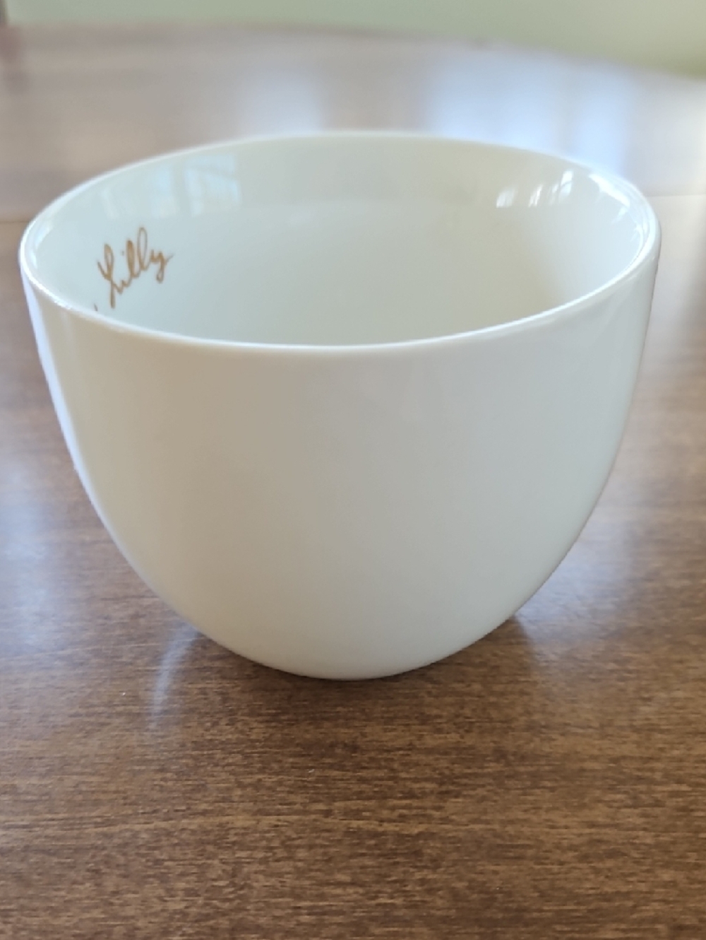 Lilly Pulitzer White Ceramic Mug with Gold Handle - Picture 6 of 8